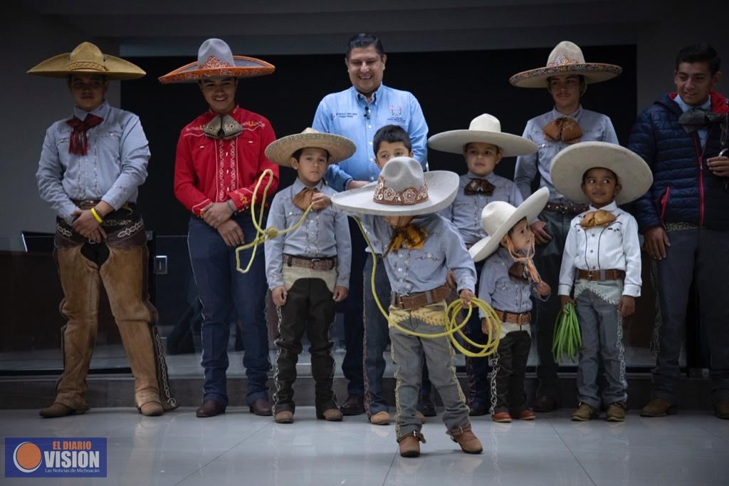 Impulsa Nacho Campos la charrería en Uruapan