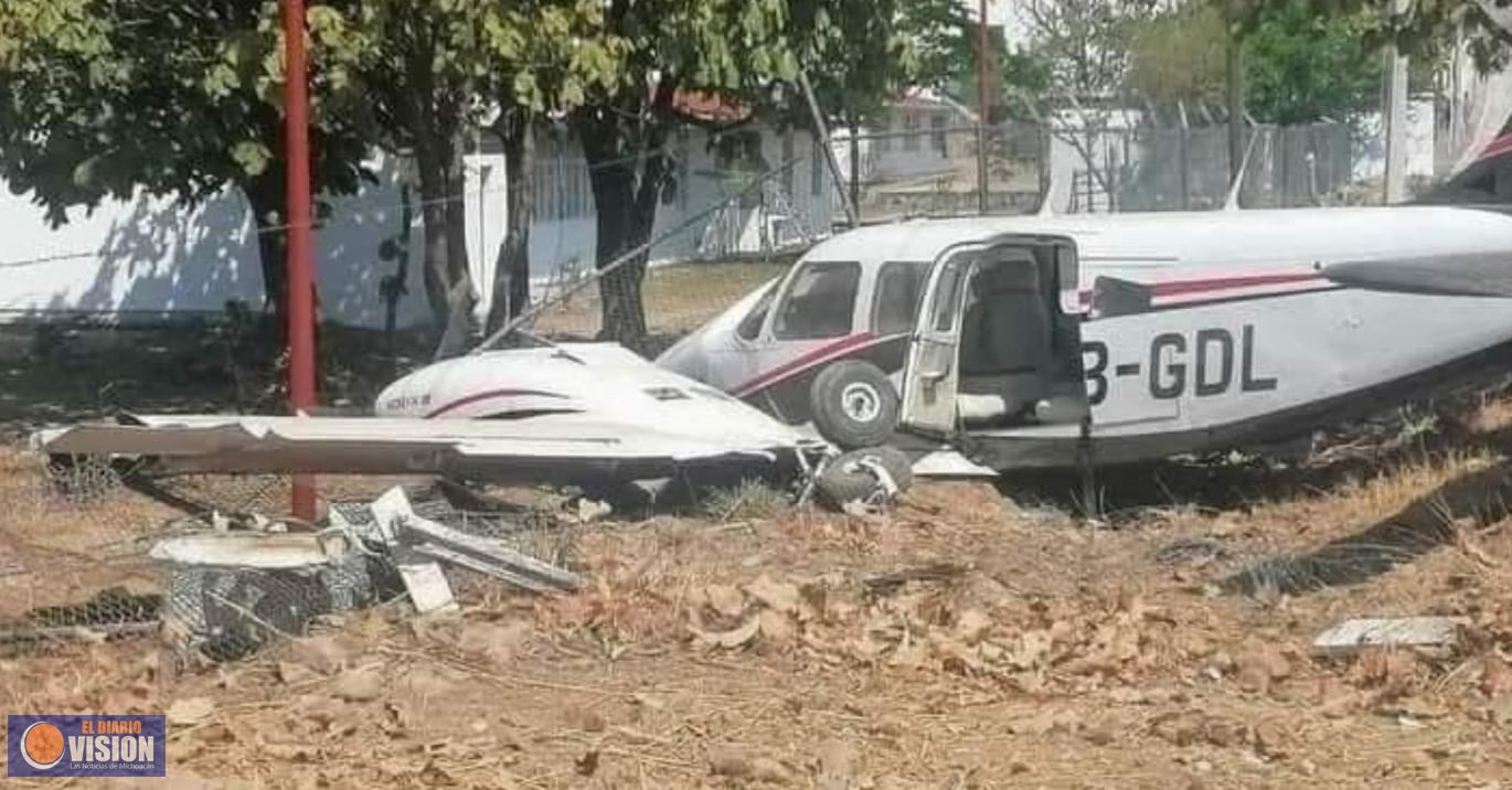 Cae avioneta en la que viajaba Presidenta de Tepic