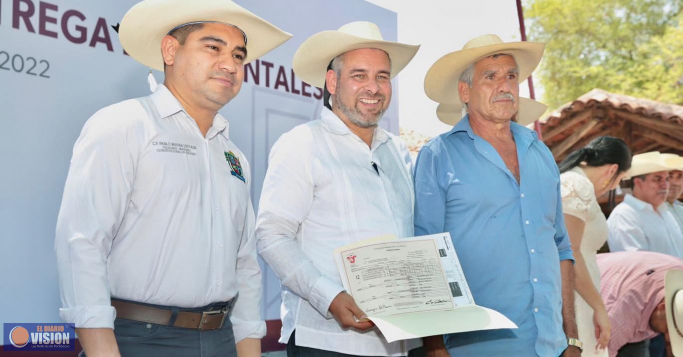Bedolla refrenda su compromiso para potenciar la ganadería michoacana