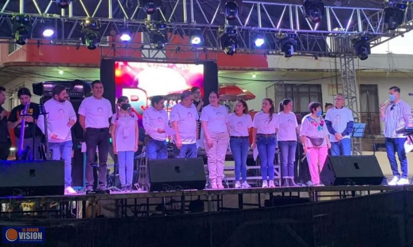 Todo un éxito, la realización del 5.ª Festival de Nieve de Pasta Zacapu 2022