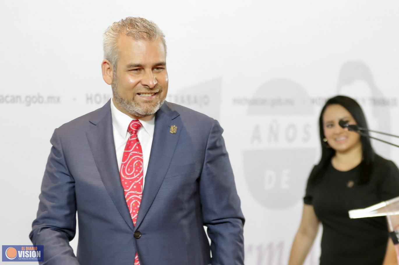 Empresas michoacanas serán prioridad en construcción de oficinas del IMSS: Bedolla
