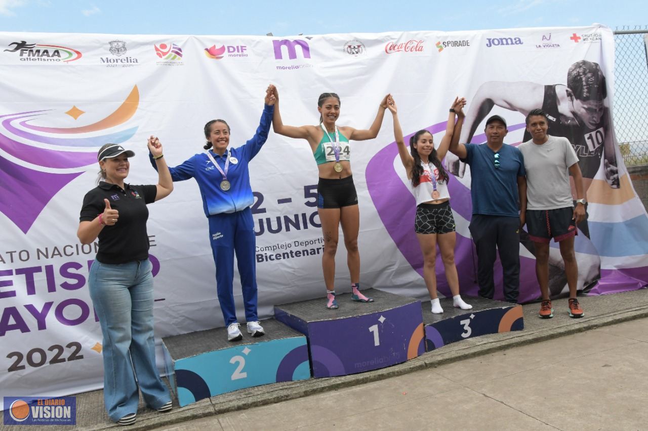 Jornada espectacular en el cierre del Campeonato Nacional Abierto de Atletismo 2022