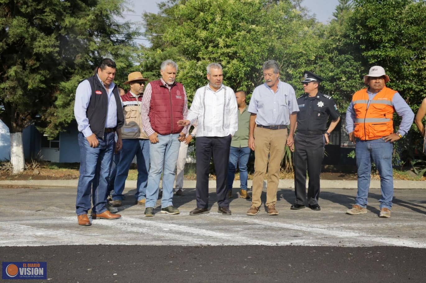 Con dinero del reemplacamiento se rehabilita el Libramiento Poniente de Morelia: Bedolla