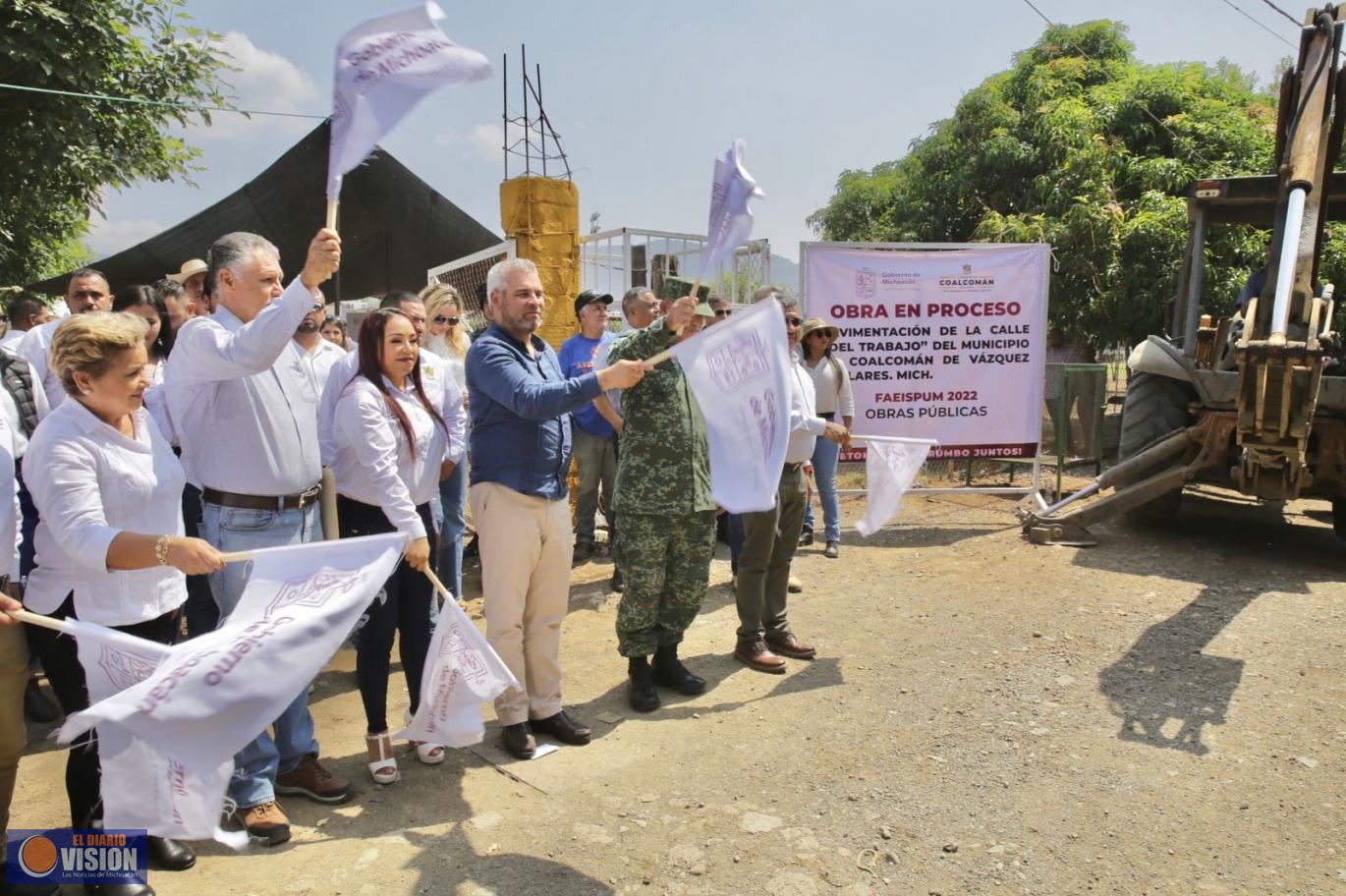 Bedolla recupera presencia de gobierno en municipios que controlaba la delincuencia