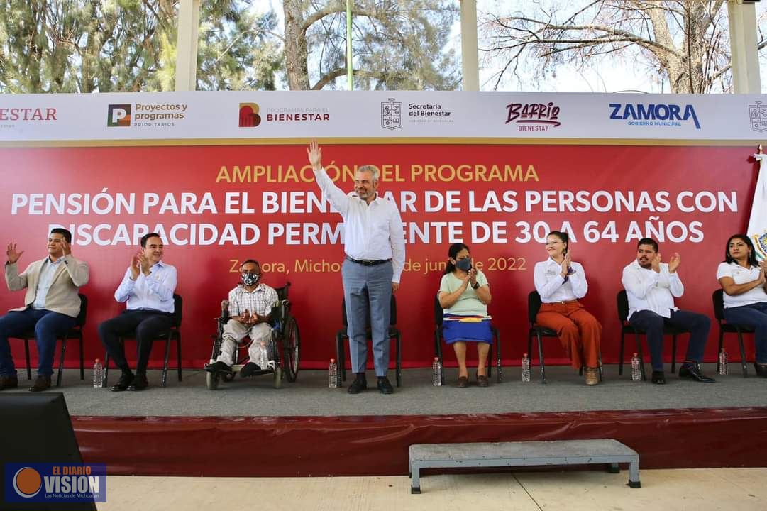 Inicia en Michoacán programa de Bienestar para adultos con discapacidad