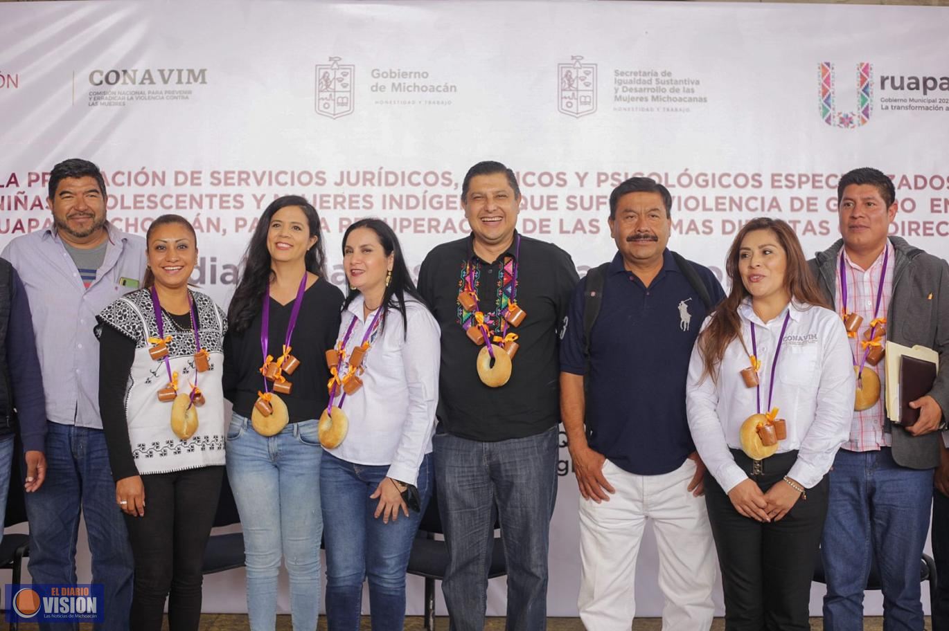 Darán servicios especializados para eliminar violencia hacia mujeres indígenas 