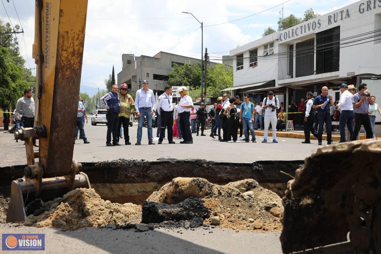Instruye Alfonso Martínez reparación inmediata de puente en Siervo de la Nación