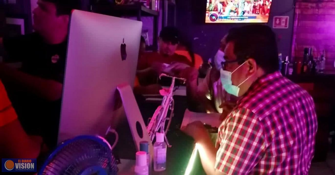 Refuerza Coepris vigilancia sanitaria en bares y antros de Apatzingán