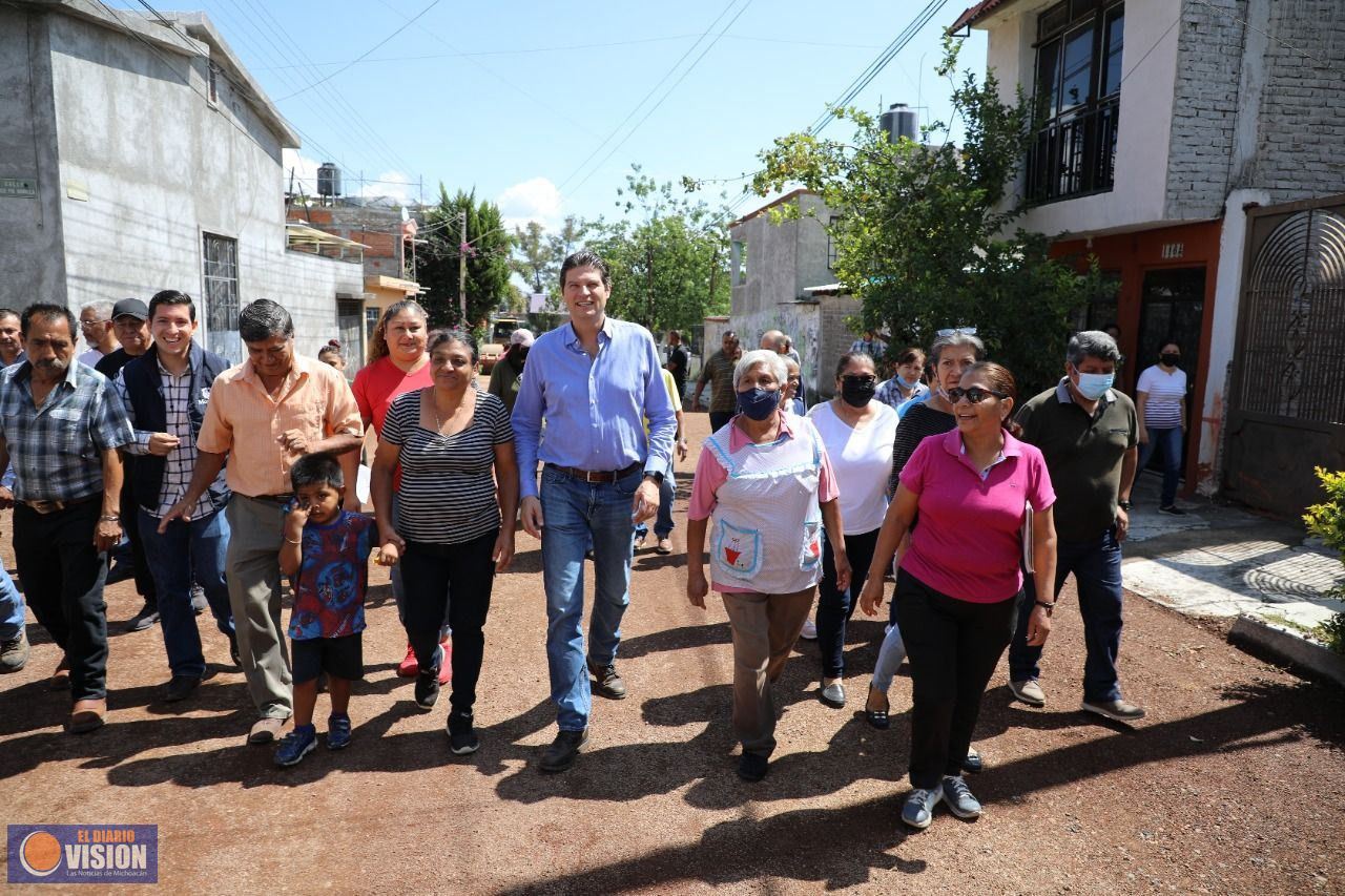 Gobierno Municipal reconstruye importante vialidad al Norte de Morelia
