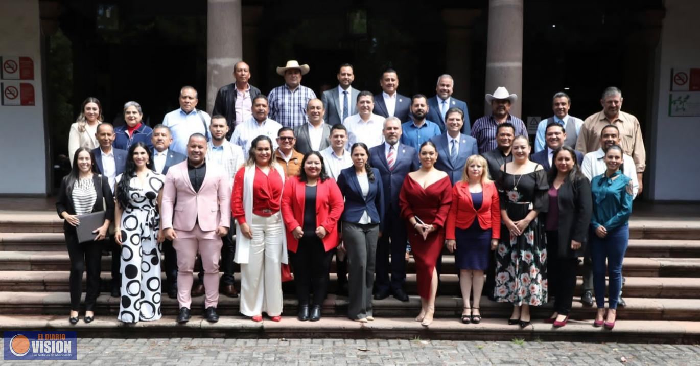 Suman 100 municipios a Fortapaz; avanza coordinación para fortalecer seguridad en Michoacán: Bedolla