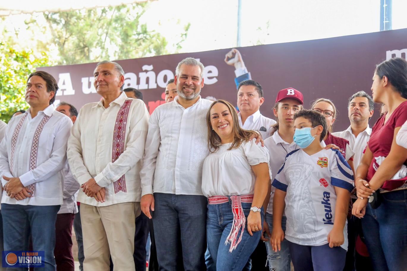 Se acabó la era de los gobiernos que han traicionado al pueblo: Bedolla