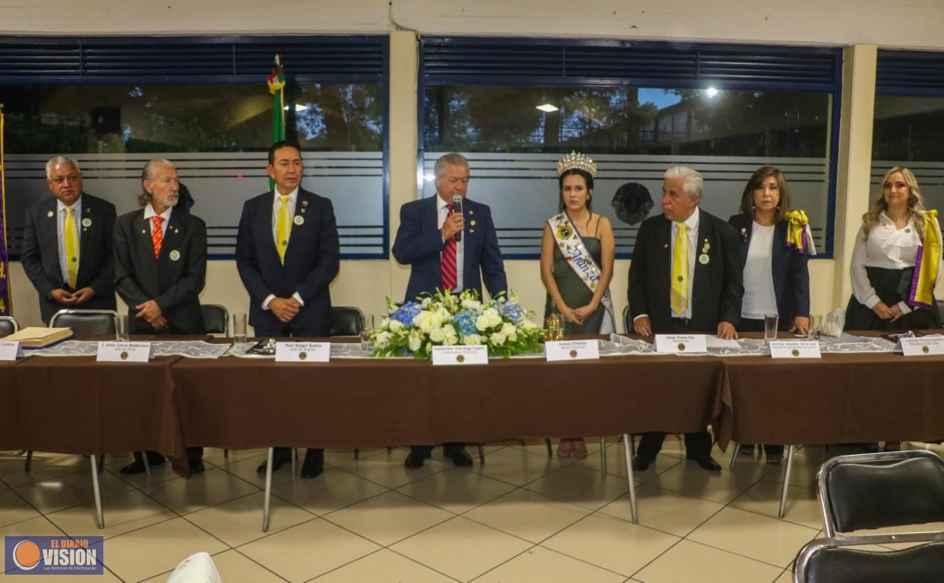 Club de Leones de Uruapan realiza cambio de Mesa Directiva  