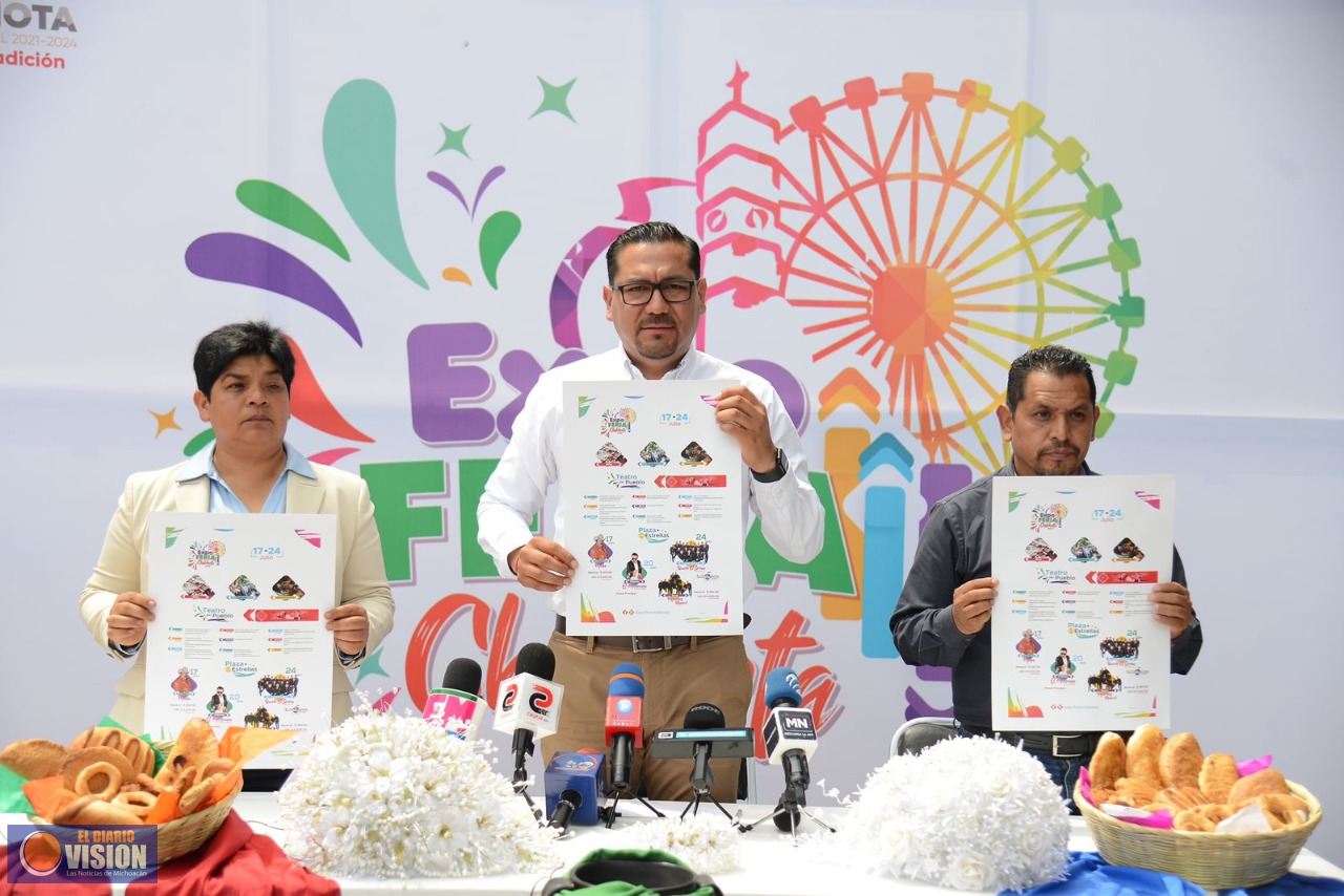 Chilchota se viste de fiesta para recibir a turistas nacionales e internacionales con su Expo Feria