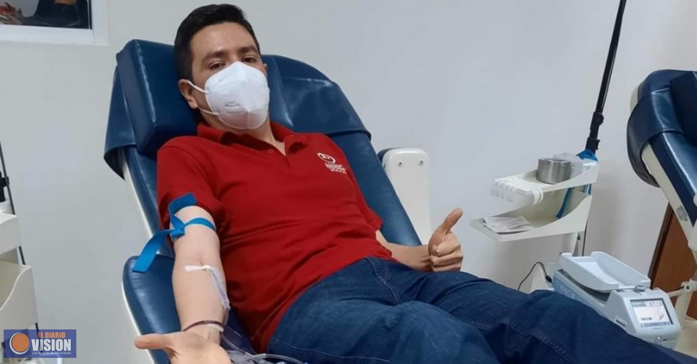 Con donación de sangre, Gobierno de Morelia ayuda a niñas y niños con cáncer