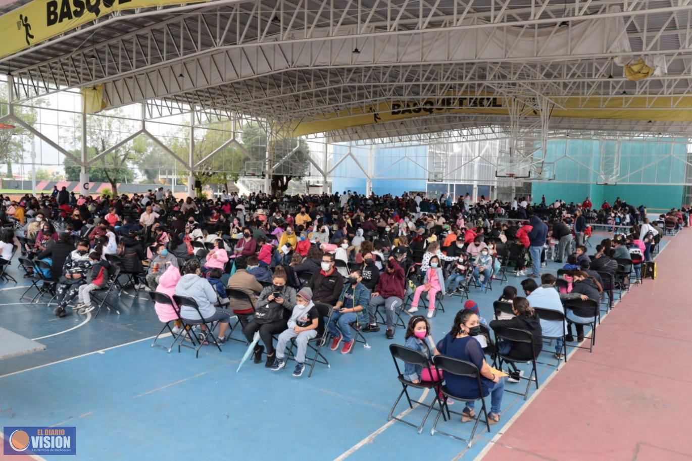 16 mil 260 vacunas anti-Covid aplicadas en Morelia a niños de 5 a 11 años
