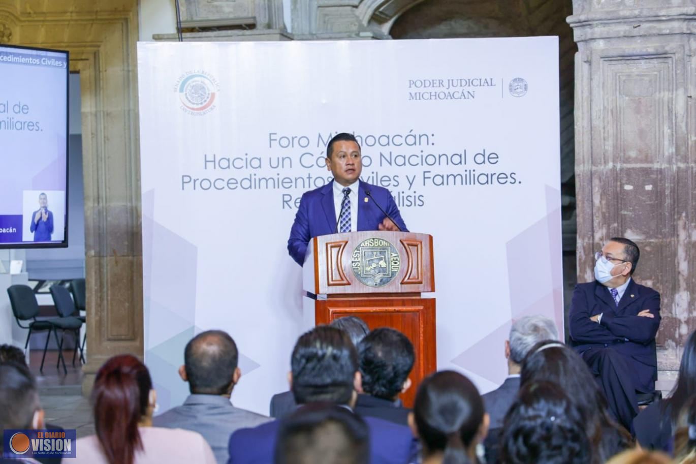 Inaugura Torres Piña el Foro Nacional para la Reforma del Código Civil y Familiar 