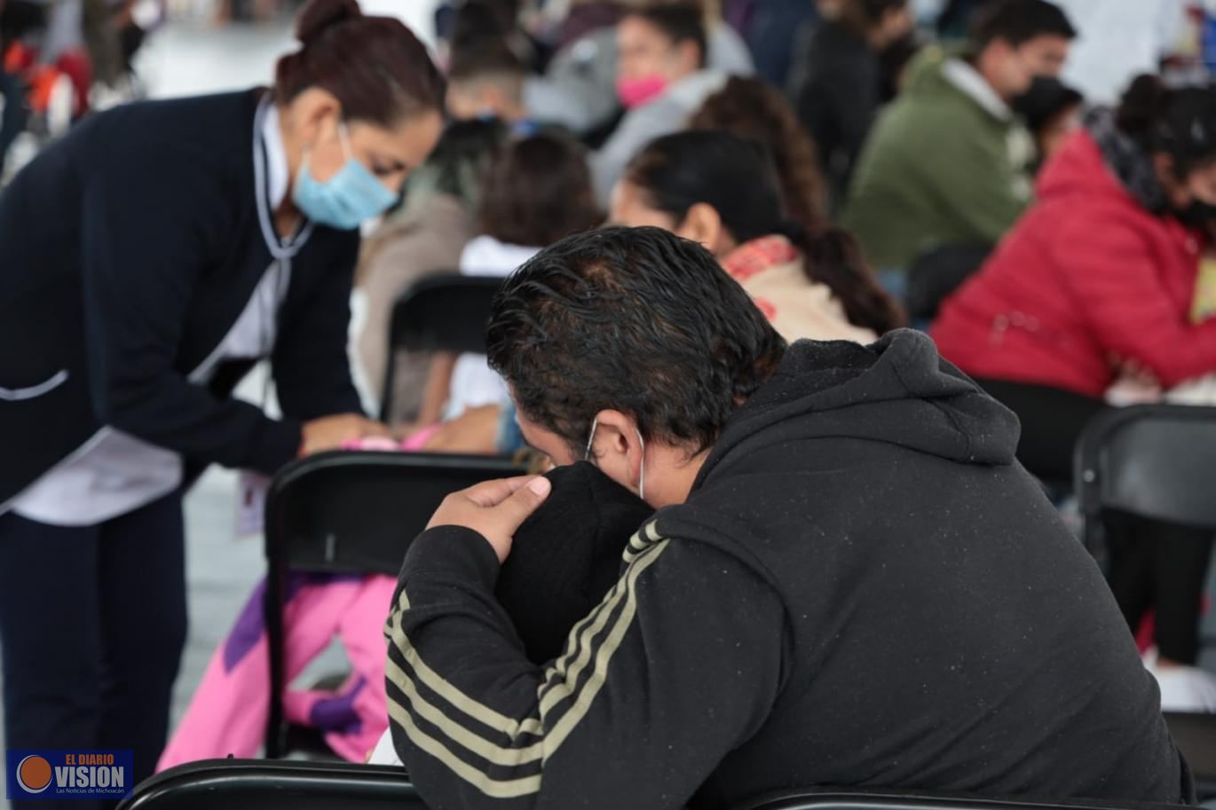 Exhorta SSM a michoacanos a completar esquemas de vacunación anti COVID-19