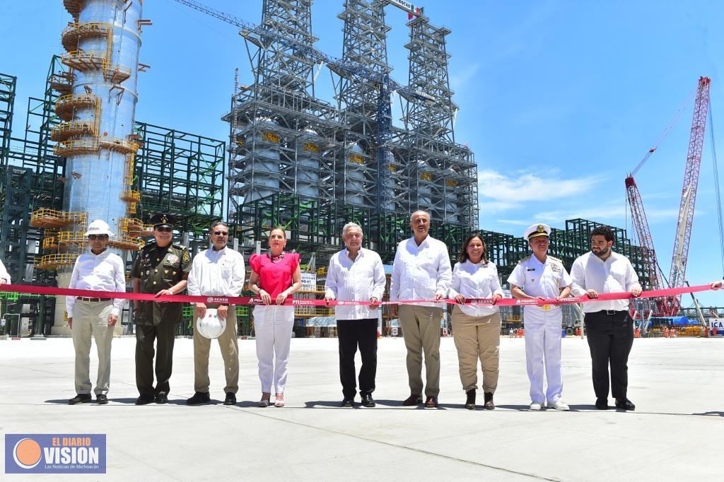 Refinaría Dos Bocas fortalece la soberanía energética: Bedolla