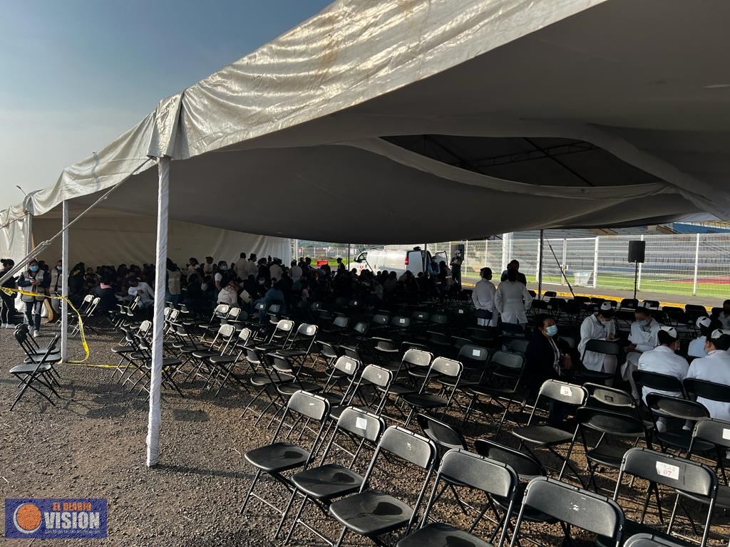 Mantiene SSM jornada de vacunación anti COVID-19 para población rezagada en Michoacán