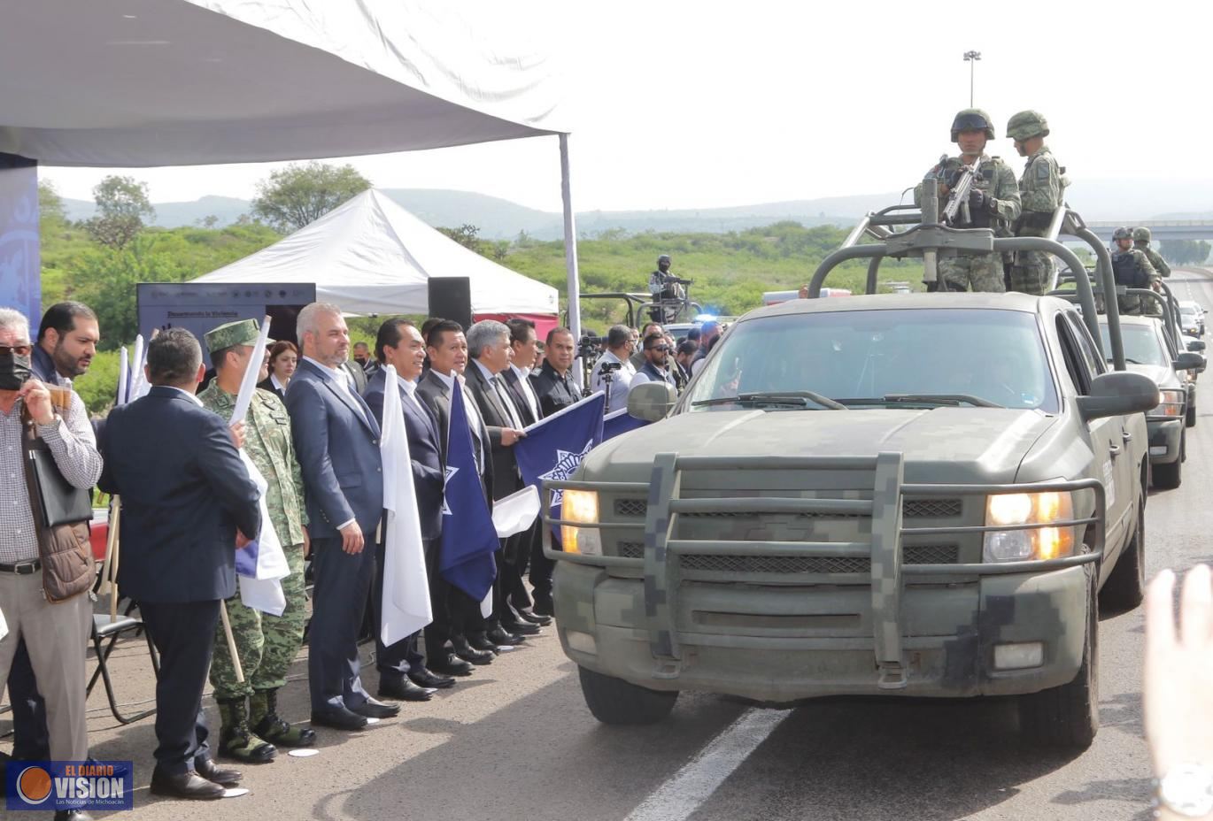 Arranca Bedolla estrategia Desarmando la Violencia en Michoacán