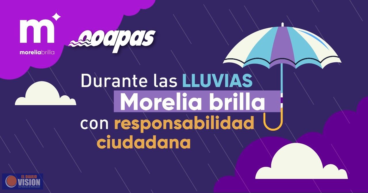 Promueve OOAPAS medidas para evitar inundaciones y encharcamientos durante las lluvias