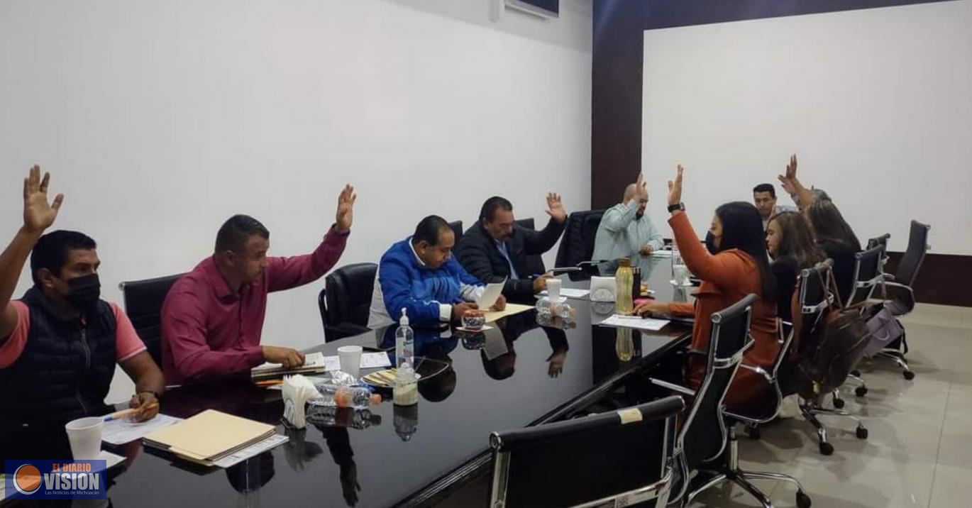 Cabildo de Maravatío autorizó la firma de convenio entre el Ayuntamiento y SEDRUA