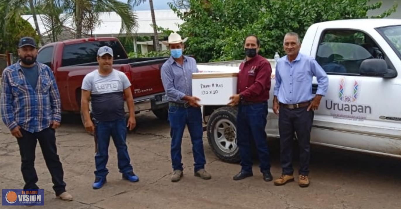 Entregan mil vacunas para prevenir la rabia paralítica bovina en la zona sur del municipio 