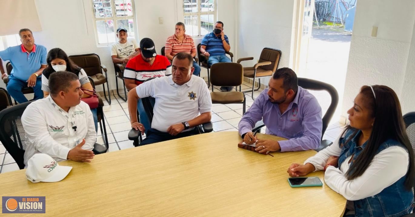 El gobierno municipal atiende problemática de transportistas