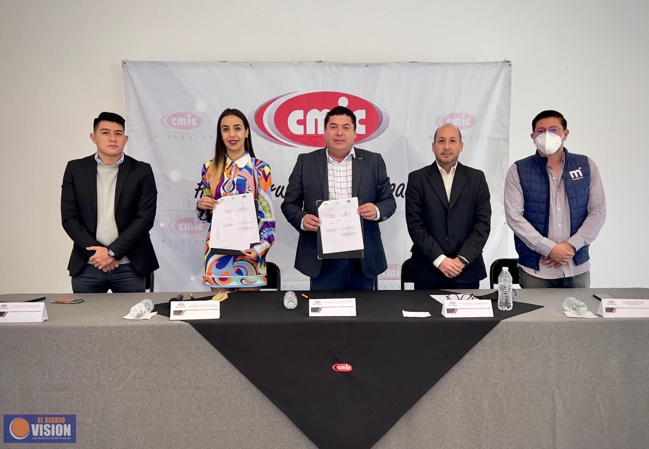 IJUM y CMIC Michoacán signan convenio de colaboración por los jóvenes