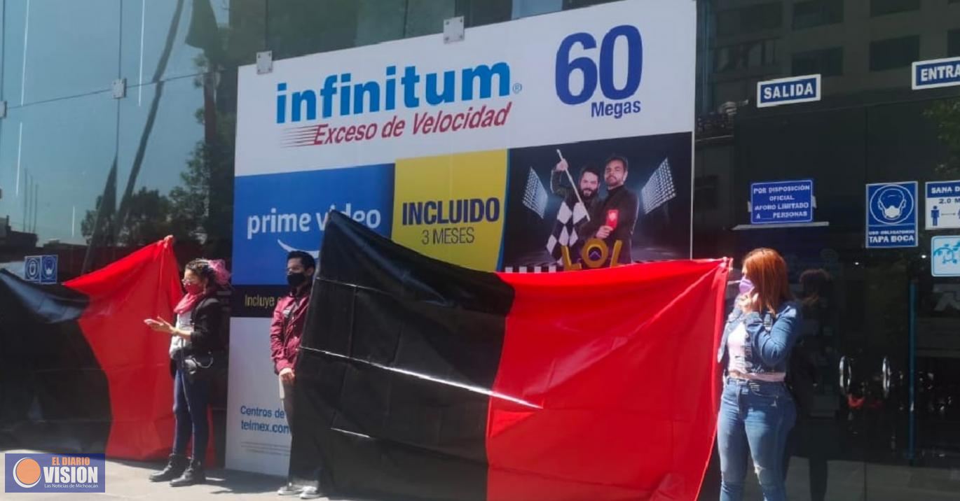 Trabajadores de Telmex, en huelga