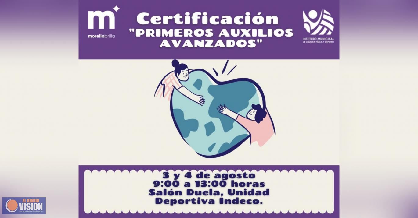 Busca IMCUFIDE certificación de 