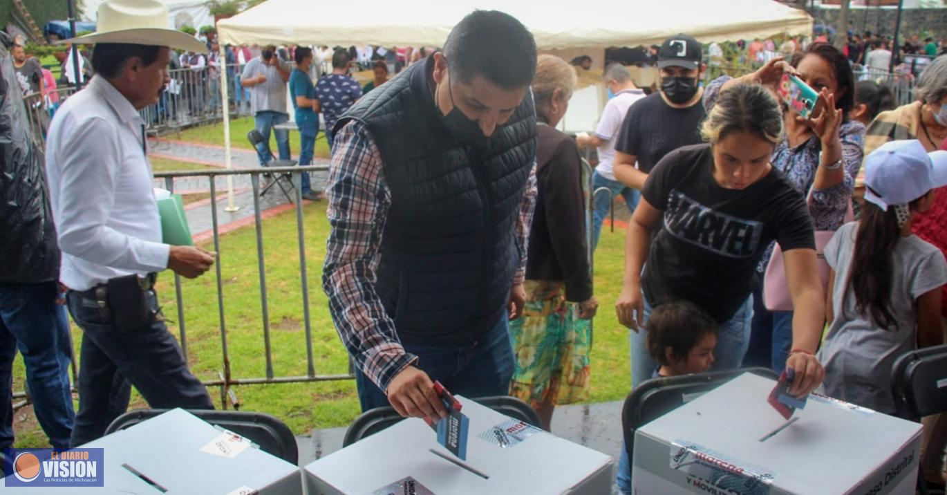 Equipo de Nacho Campos gana mayoría de consejeros en el distrito Uruapan