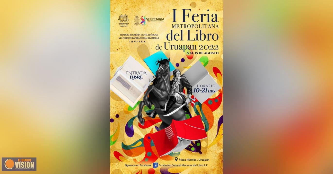 Anuncian I Feria Metropolitana del Libro de Uruapan