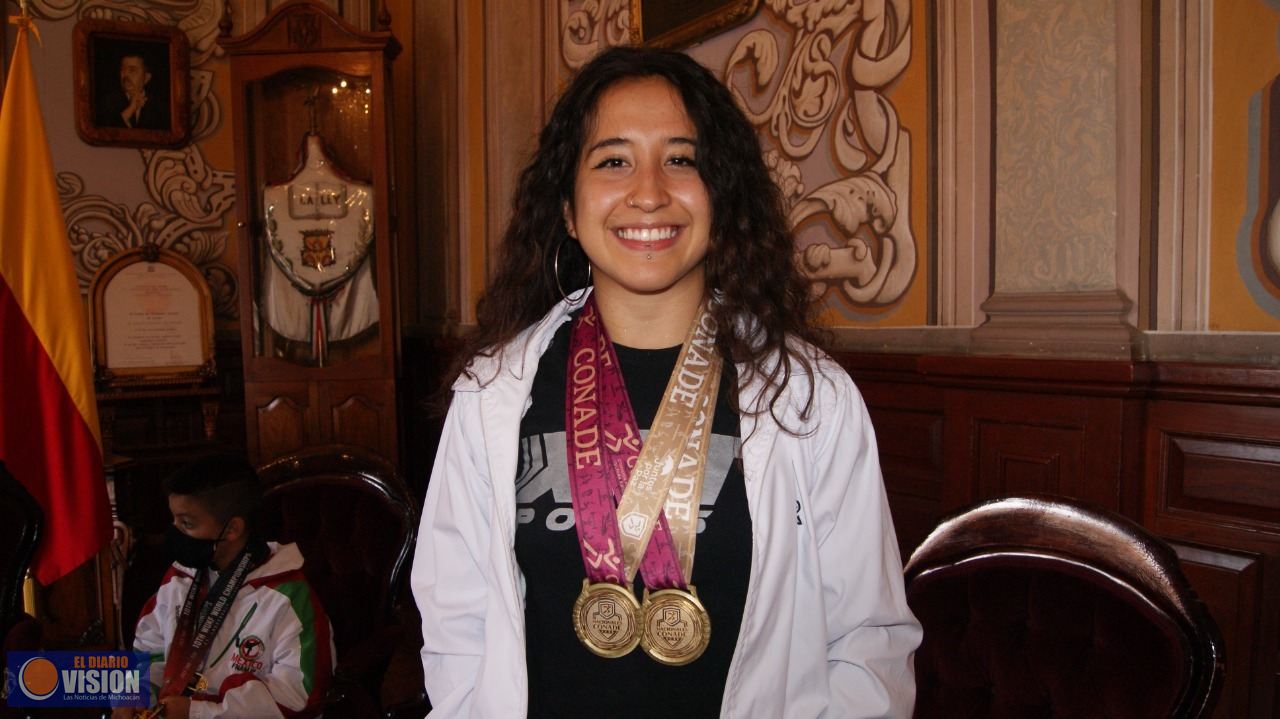 Inicia medallista moreliana Monserrat Zavala, sueño Olímpico rumbo a París 2024