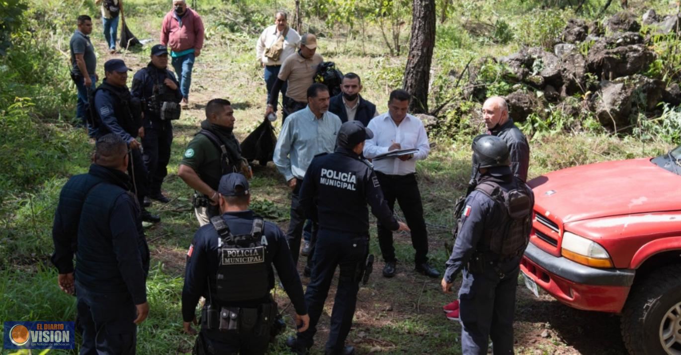Interviene gobierno municipal en invasión  del área de bosque del Parque Nacional