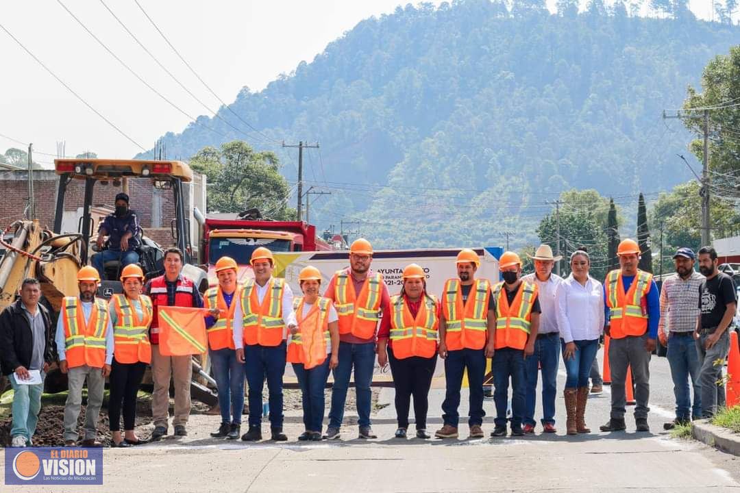 Jesús Espinoza Rochín puso en marcha varias obras en beneficio del municipio