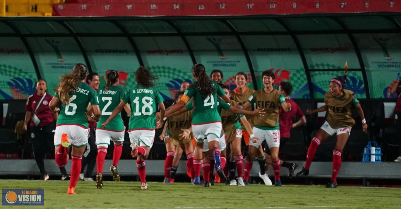 México vence a Alemania y avanza a los Cuartos de Final del Mundial Femenil Sub-20