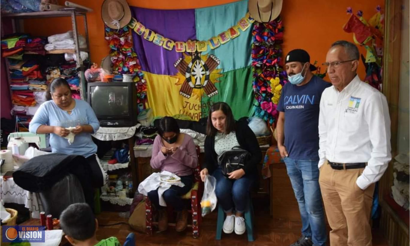 Ayuntamiento de Zacapu impulsa a los talleres artesanales del municipio 