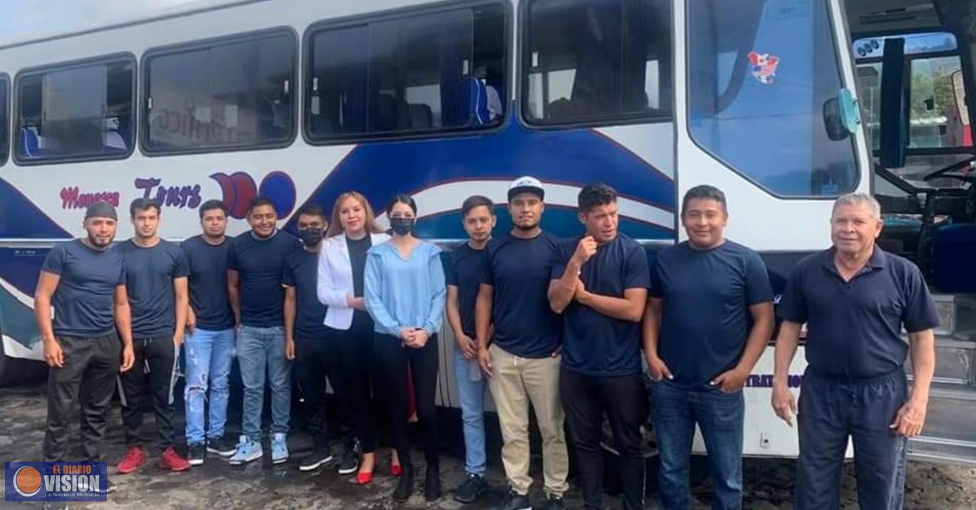 Despiden a la Selección de Tingambato que participará en la Copa Telmex en Tacámbaro