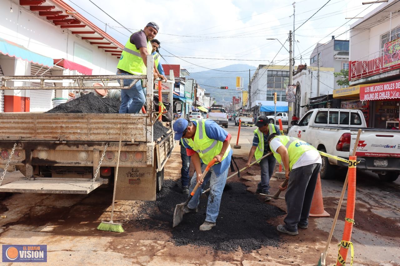 En menos de 24 hrs., CAPASU realiza rehabilitación en av. Francisco Villa