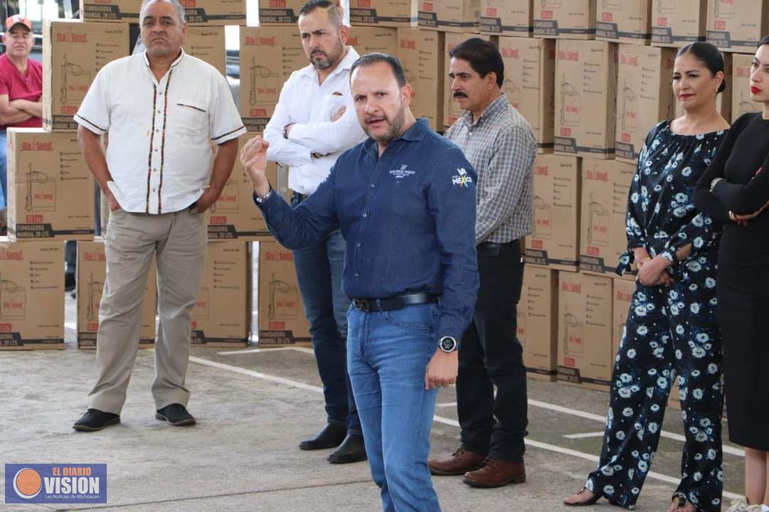 Mauricio Prieto Gómez, realizó gira de trabajo por el municipio de Huaniqueo