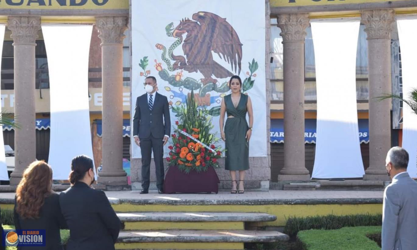 Celebra Ayuntamiento de Zacapu  aniversario de la gesta heroica de los Niños Héroes 