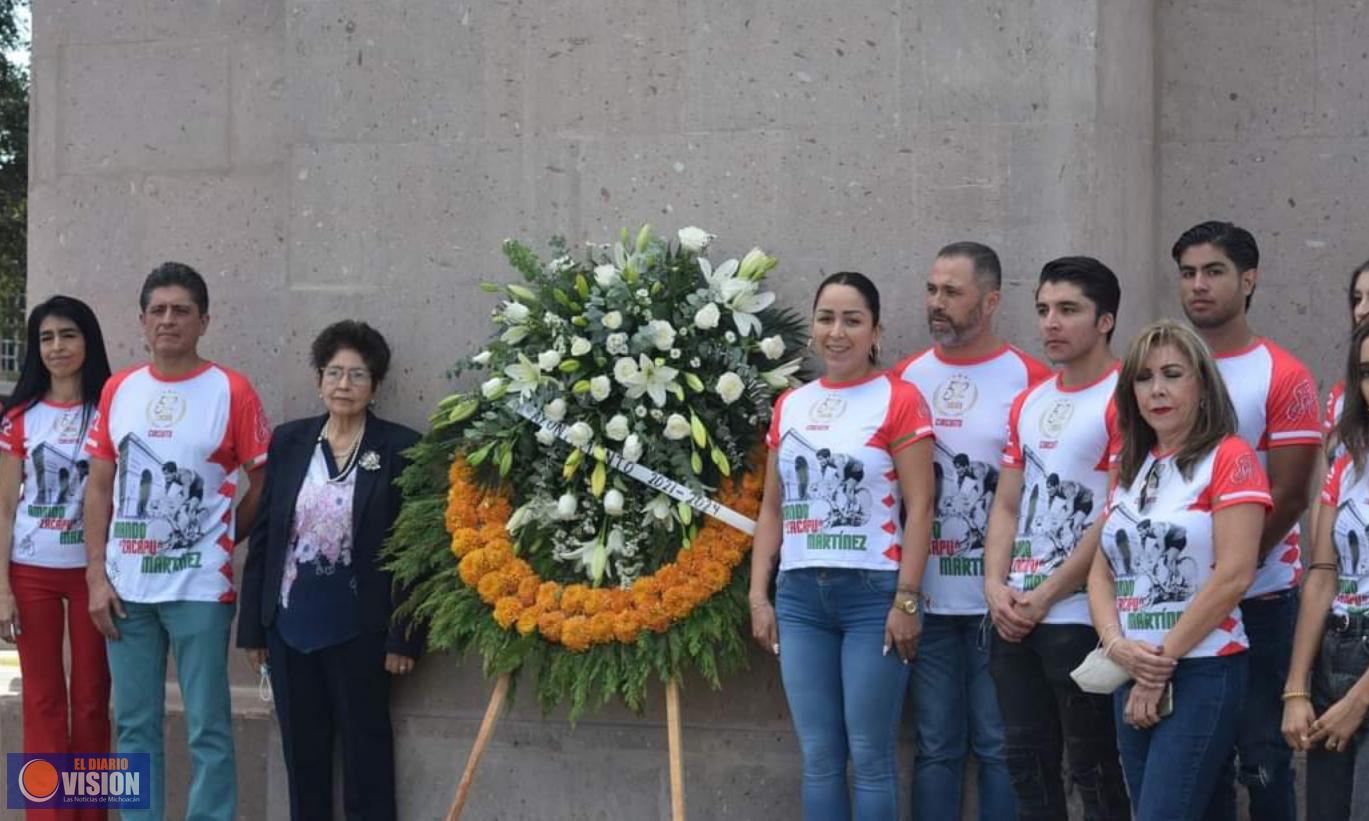 Realiza Ayuntamiento de Zacapu acto luctuoso al ciclista Amando 