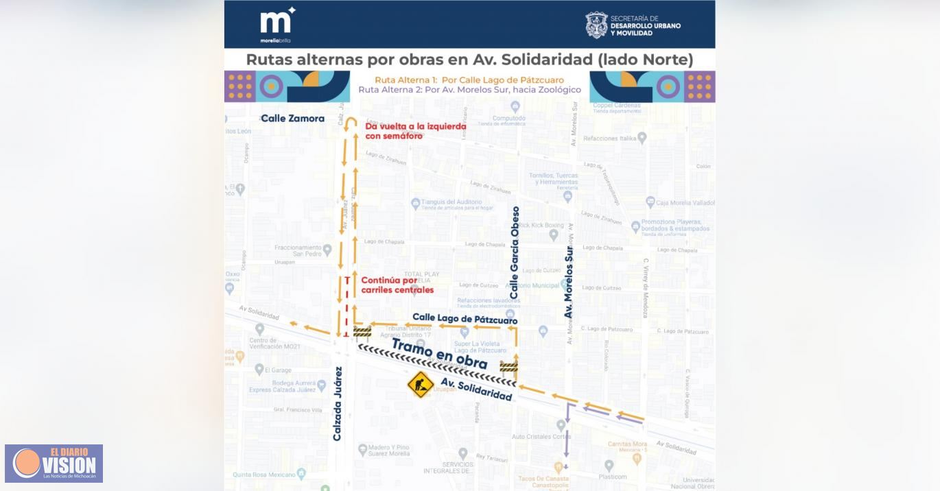 Gobierno Municipal anuncia próxima reparación de tramo dañado en Av. Solidaridad