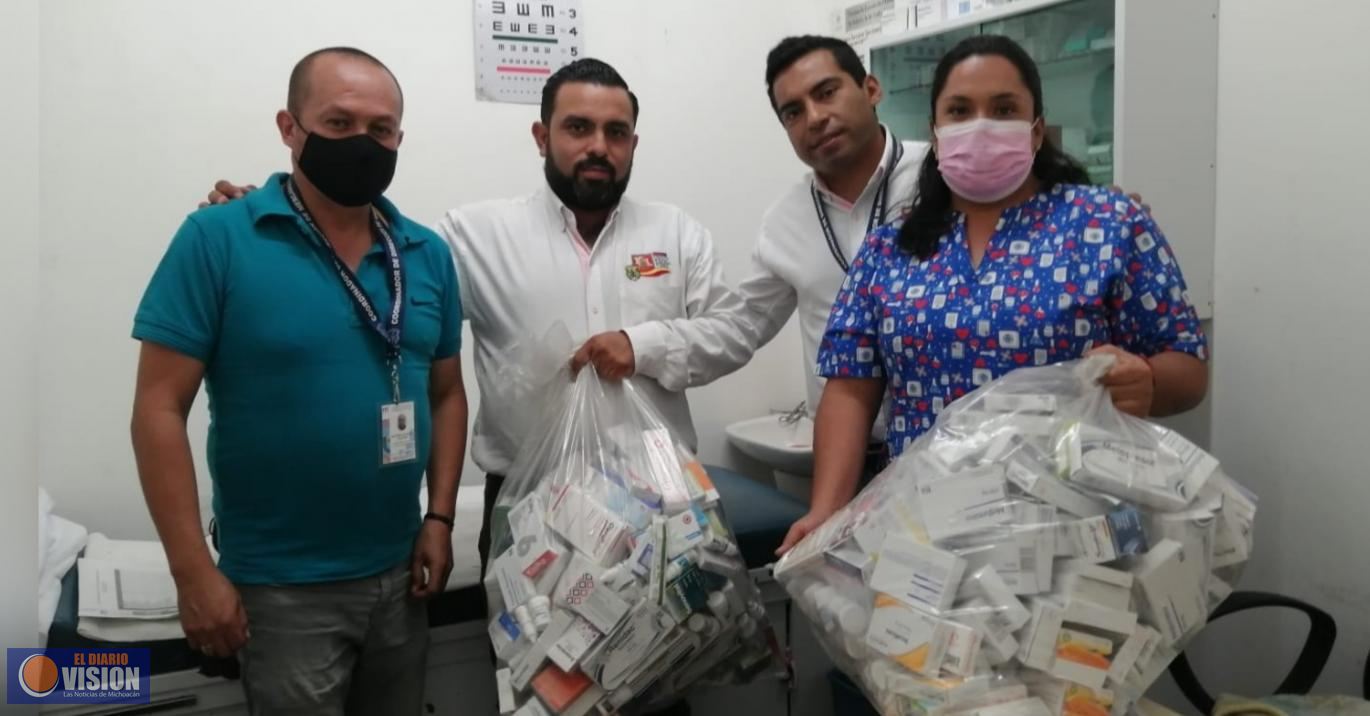 Dotan de medicamentos e insumos a consultorios médicos de mercados y plazas de Morelia