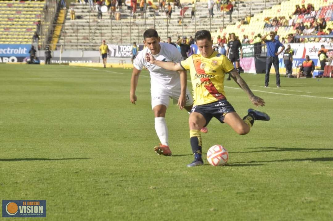 Atlético Morelia empata a cero goles con Cancún Fc en el Estadio Morelos 