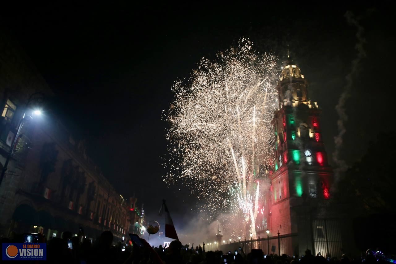 Morelia cerró con broche de oro el mes patrio