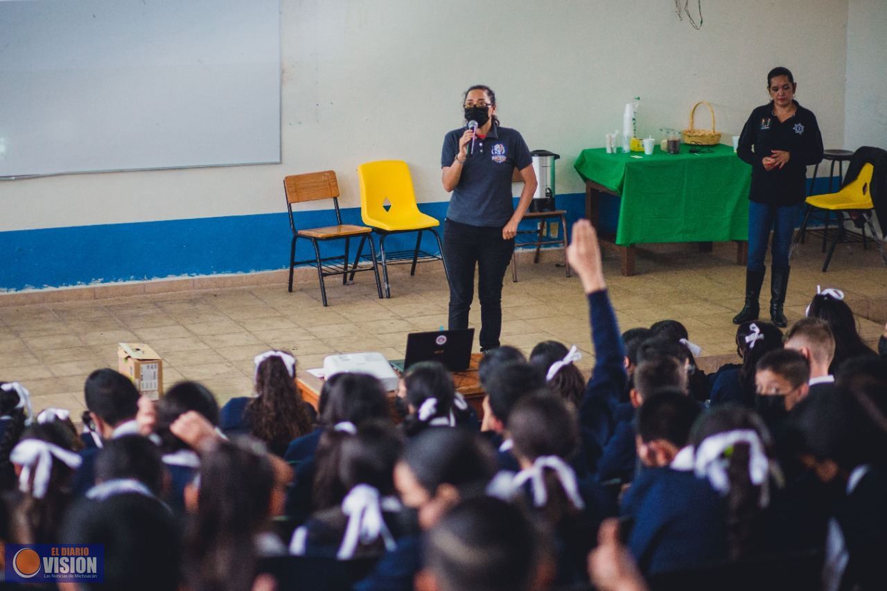 Promueve SSPTYVM prácticas saludables entre los jóvenes