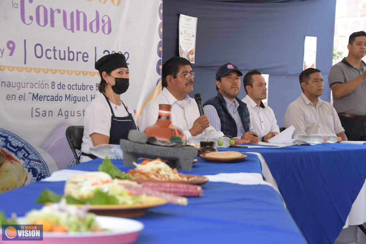 Gobierno Municipal anuncia regreso del “13 Festival de la Enchilada y la Corunda”