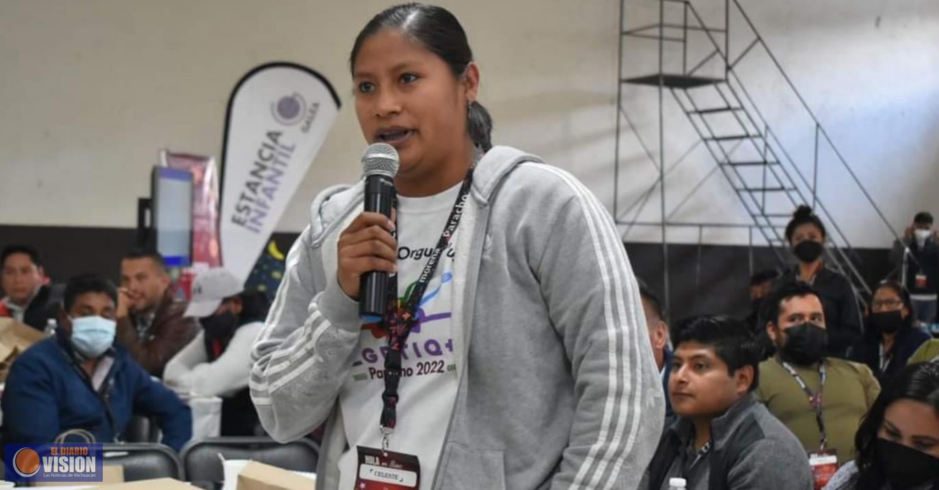 Celeste Ascencio, participó en el Taller 
